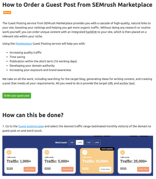 No Guest Post Selling Sites