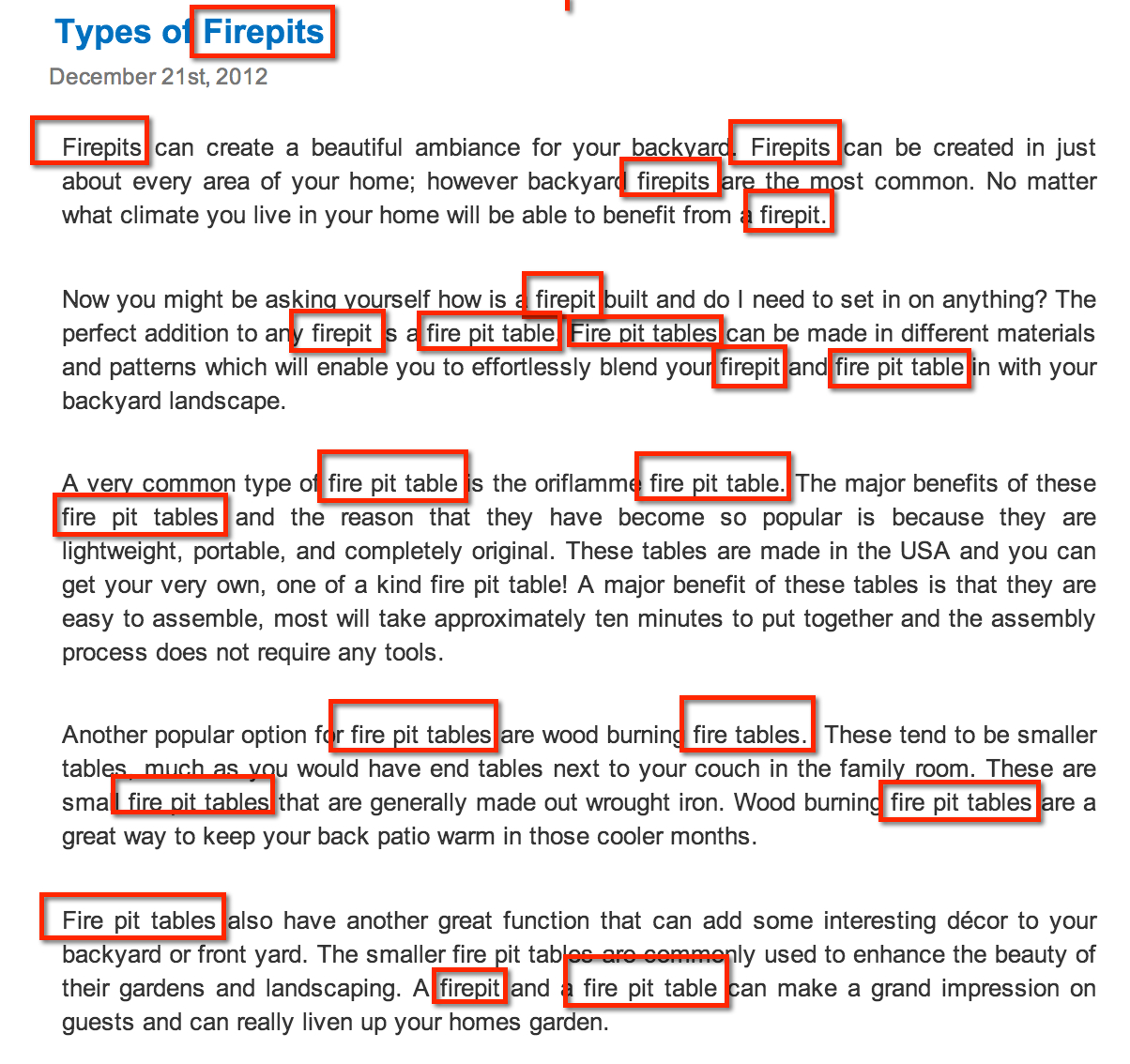 Target Keyword Research