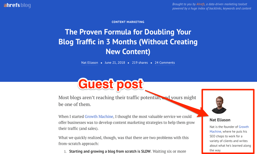 Guest Blogging