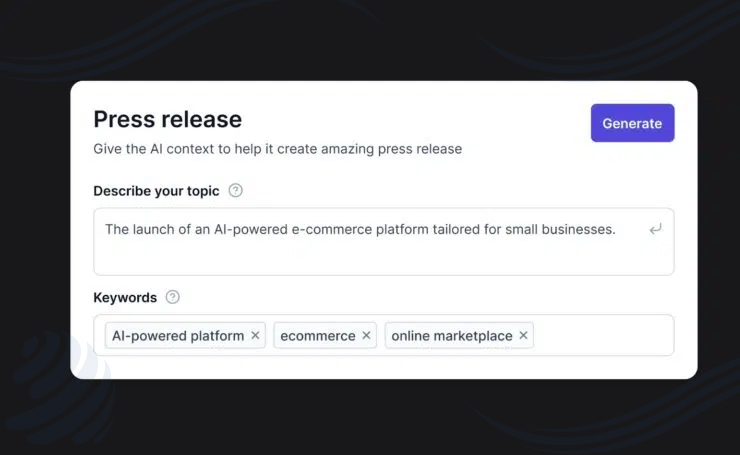 How to Write A Press Release AI – An Example 
